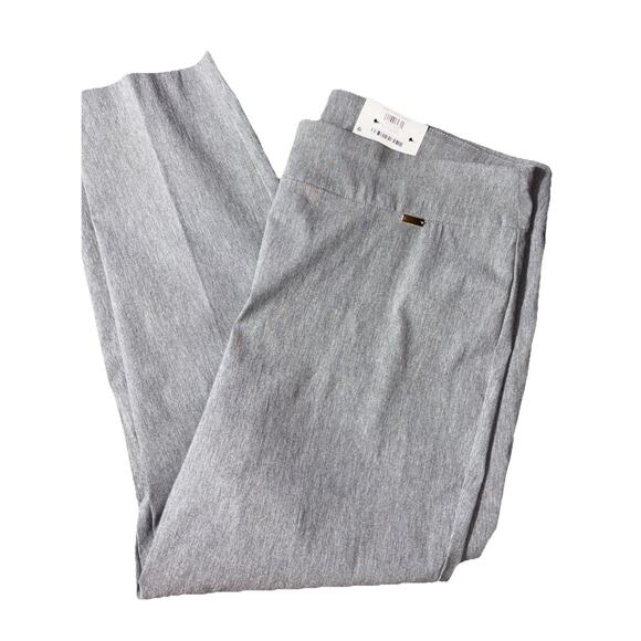 INC Womens Sz22 Skinny Leg Crop Mid Rise Tummy Control Pull On Dress Pants NWT - Picture 12 of 13